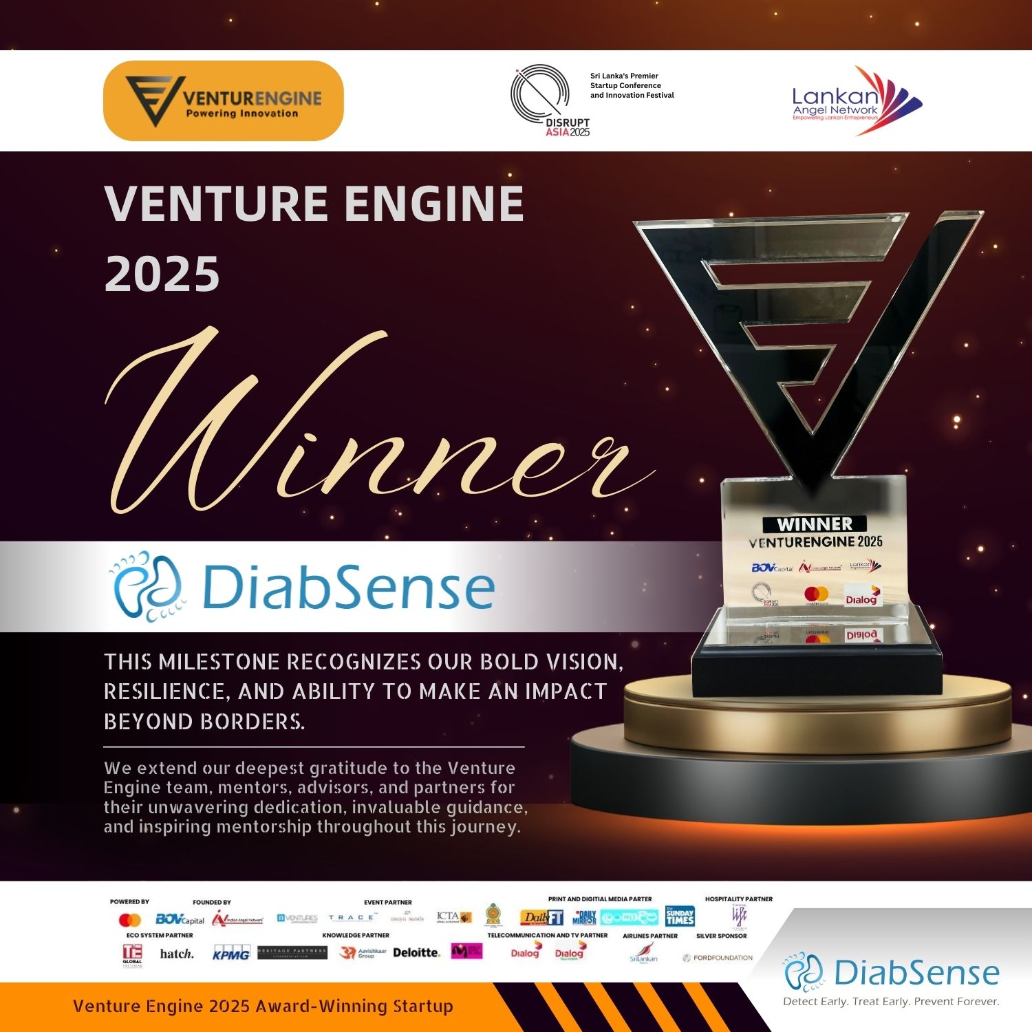 DiabSense Wins Venture Engine 2025